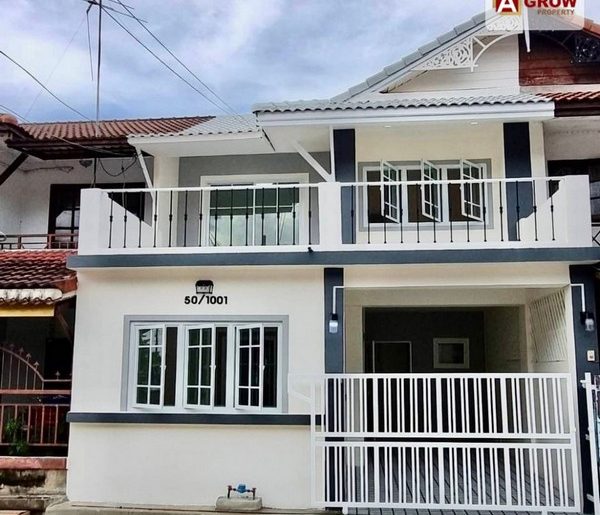 ม. พฤกษา3 ซ.46 ซอยวัดลาดปลาดุก บ้านรีโนเวทใหม่ พร้อมเข้าอยู่ได้เ