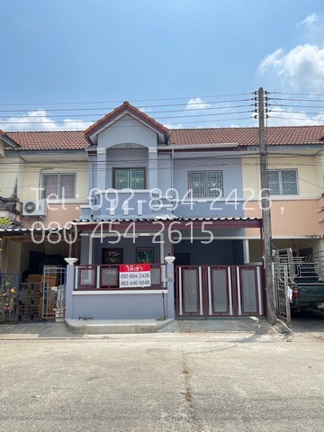 ให้เช่า ทาวน์เฮ้าส์ 2 ชั้น หมู่บ้านแพรมาพร รังสิต – นครนายก คลอง1