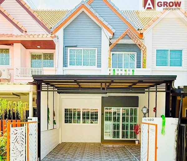 หมู่บ้านรัชธานี 7 ซอยสายไหม 23/1 บ้านสวย ตกแต่งใหม่พร้อมอยู่