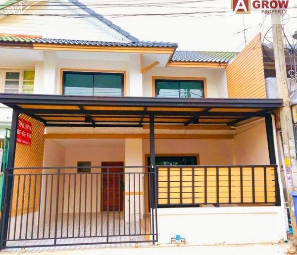 หมู่บ้านพฤกษา 14A ซอยวัดลาดปลาดุก หน้าบ้านติดสวน ตกแต่งใหม่ พร้อม