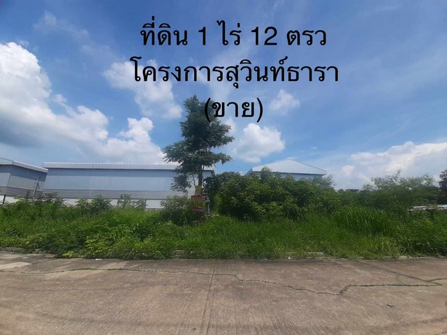 ขายที่ดิน เนื้อที่รวม 1 ไร่เศษ ในหมู่บ้านสุวินท์ธารา จ.ฉะเชิงเทรา