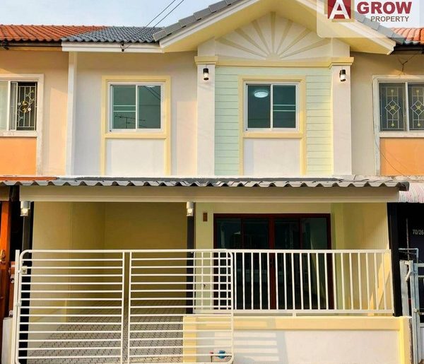 หมู่บ้านพฤกษา 39 แก้วอินทร์-บางใหญ่ บ้านอบอุ่น ตัวบ้านอยู่ต้นๆซอย