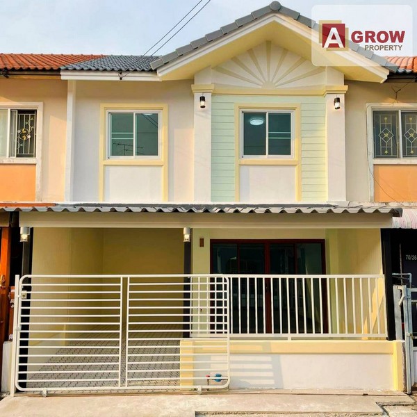 หมู่บ้านพฤกษา 39 แก้วอินทร์-บางใหญ่ บ้านอบอุ่น ตัวบ้านอยู่ต้นๆซอย