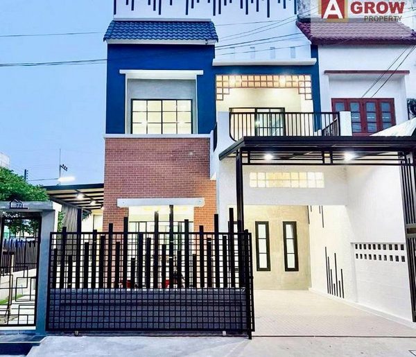 หมู่บ้านชมฟ้าวรางกูล รังสิต-คลอง 2 เฟอร์นิเจอร์ครบ ตกแต่งพร้อมอยู