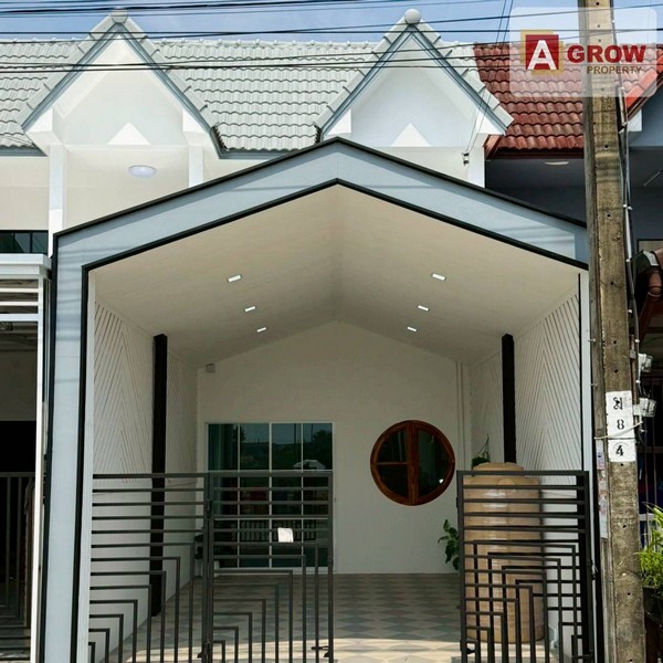 หมู่บ้านสินอนันต์ เลียบวารี 55 มีเทอเรสหลังบ้าน บ้านน่าอยู่ อากาศ