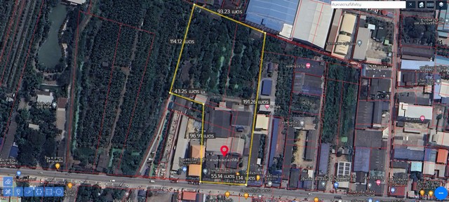 ขายที่ดินติดถนนผังสีม่วงกระทุ่มแบน มีสิ่งปลูกสร้างภายในออฟฟิศ 2 ช