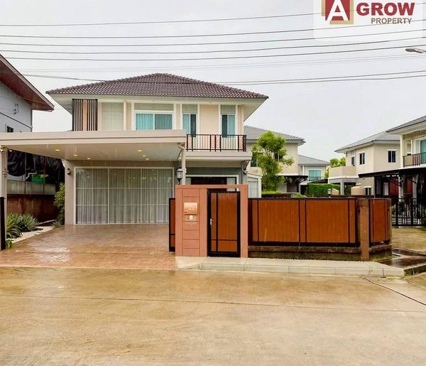 หมู่บ้านภัสสร เพรสทีจ จตุโชติ-วัชรพล มีสระว่ายน้ำ เฟอร์ครบพร้อมอย