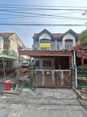 ขายบ้านเดี่ยว 2 ชั้น หมู่บ้านอรุณธร สุขาภิบาล 5 บ้านหลังริม ทำเล