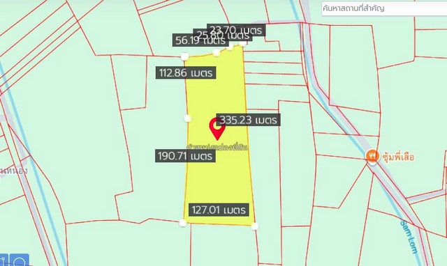 ขายที่ดินผืนใหญ่ ทำเลชุมชน บางคล้า ฉะเชิงเทรา