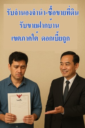 ที่ดิน ประกาศ ใจดีให้คำปรึกษาฟรี,ปัตตานียะลานราธิวาส ในเขตสงขลาพัทลุงสตูล รับจำนองจำนำที่ดินดอกเบี้ยถูกภาคใต้ ไม่ผ่านนายหน้า ตรงกับนายทุนคุยง่าย